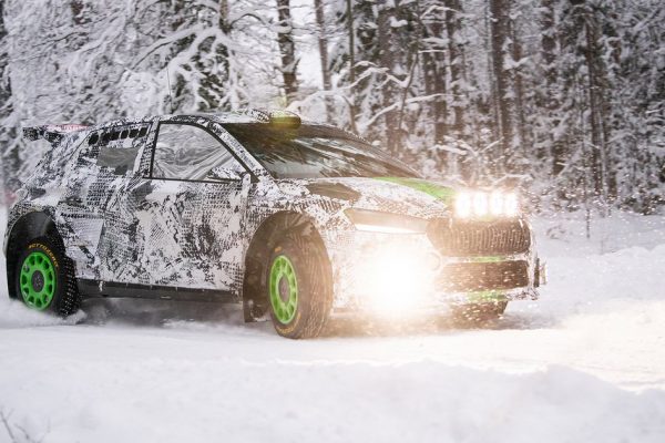 Χειμερινές δοκιμές της νέας Skoda Fabia Rally2 evo στη Φινλανδία