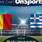 Live Chat Ρουμανία-Ελλάδα 0-0