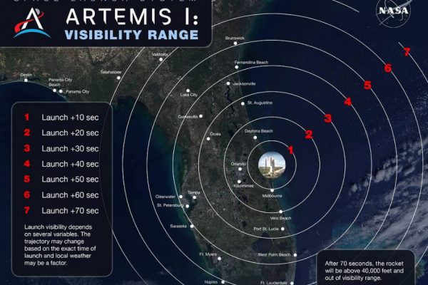 Artemis 1: Αύριο εκτός απροόπτου η εκτόξευση με προορισμό τη Σελήνη – Που θα είναι ορατή – Δείτε χάρτη της NASA